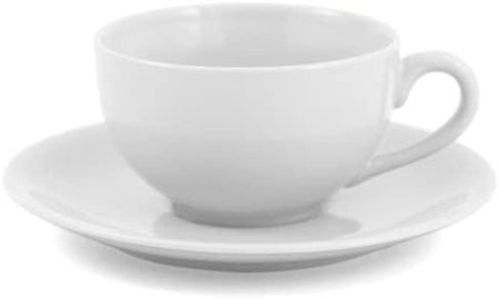 Tea Cup and Saucer- White