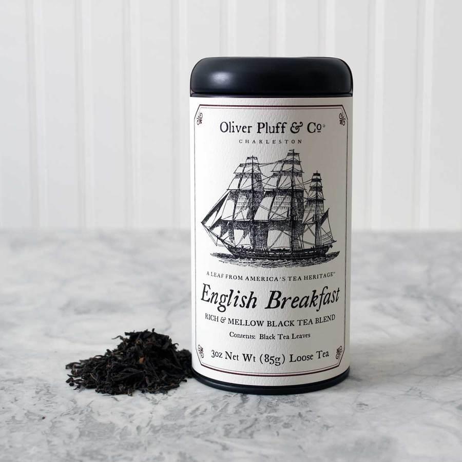 Tea Tin-English Breakfast Fine Tea 3oz Tea