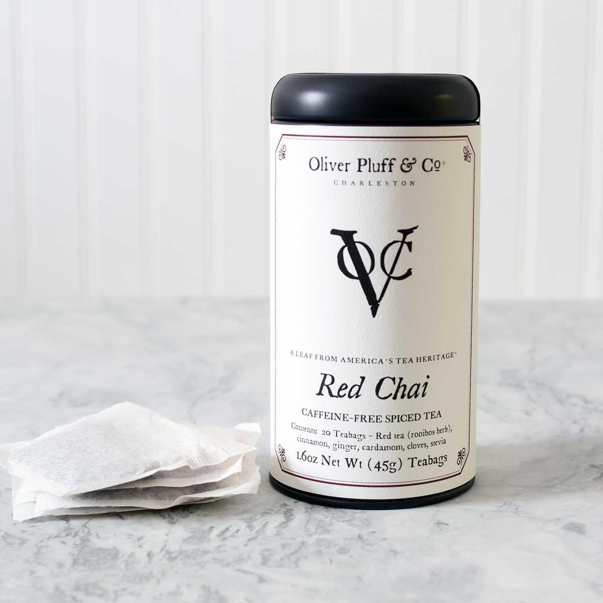 Tea Tin-Rooibos Chai Fine Tea-20 Teabags