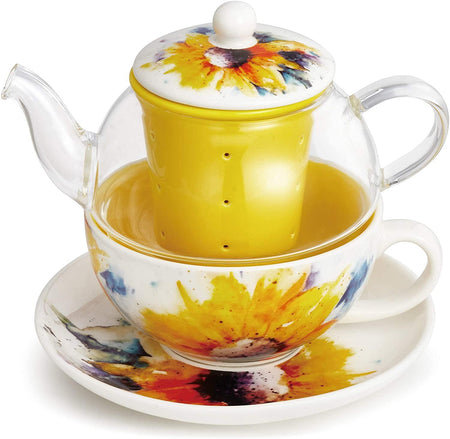 Tea for One Set: Sunflowers