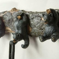 Three Black Bear Wall Hook