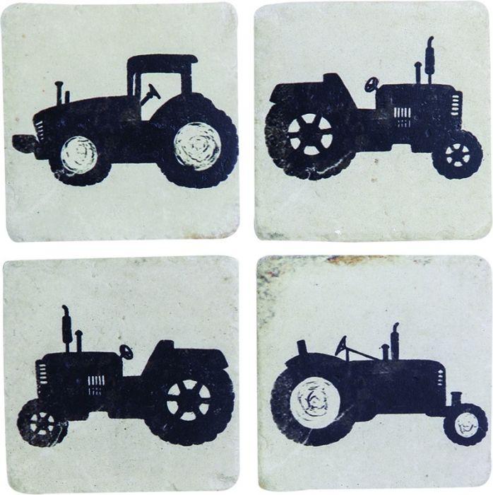 Tractor Coaster Set Of 4