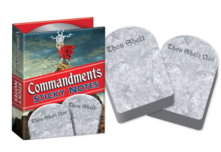 Ten Commandments Sticky Notes