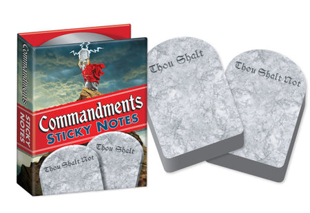 Ten Commandments Sticky Notes