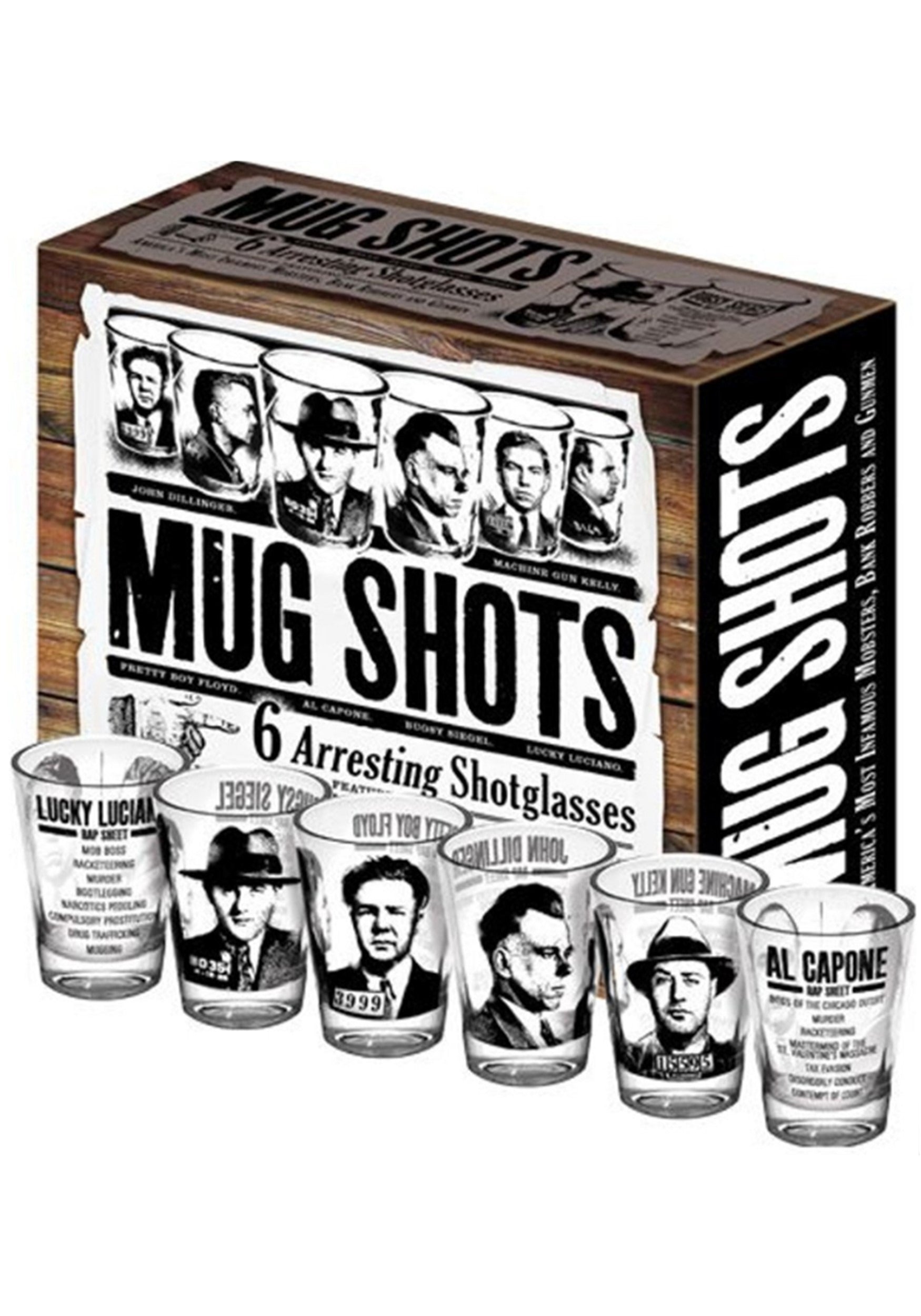 Mug Shots Shot Glasses