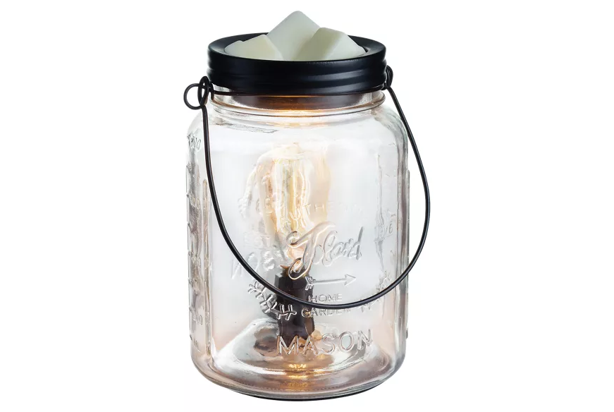 Vintage Style Bulb Illumination Fragrance Warmer Glass