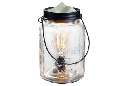 Vintage Style Bulb Illumination Fragrance Warmer Glass