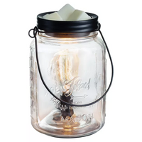 Vintage Style Bulb Illumination Fragrance Warmer Glass