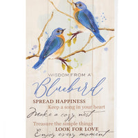 Wall Deco with Bluebirds