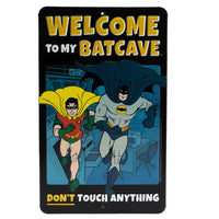 Welcome to the Batcave Tin Sign