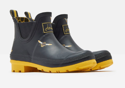 Wellibob Black Met.Bees Size 9