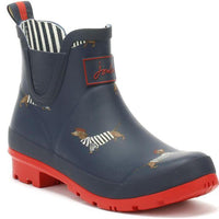 Wellibob Boot Navy Dashshund Size 6