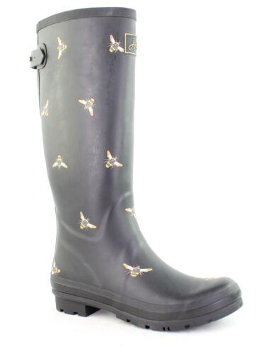 Welly Print Black Bee Size 8