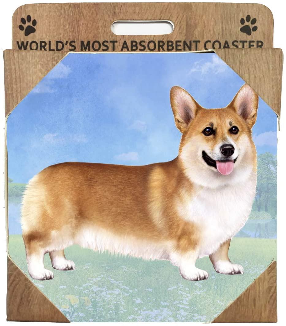 Welsh Corgi Coaster Sq.