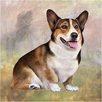 Welsh Corgi Coaster Sq.