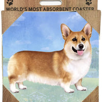 Welsh Corgi Coaster Sq.