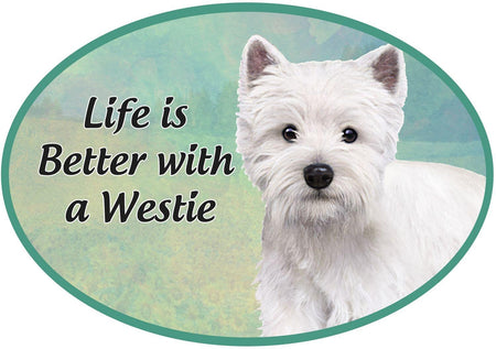 Westie Car Magnet