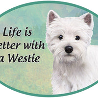 Westie Car Magnet