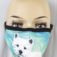 Westie Face Mask