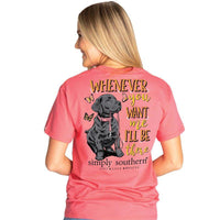 Whenever You Want I'll There Small Black Lab