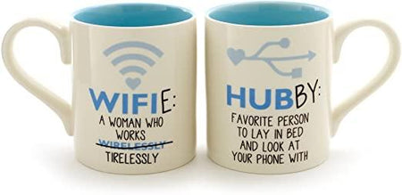 Wifie Hubby Mug Set