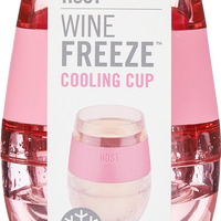 Wine FREEZE Cooling Cups- Pink