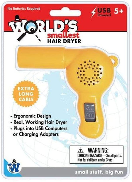 Worl'd Smallest Hair Dryer