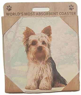 Yorkie Puppy Coaster Sq.