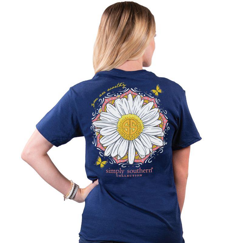 You Are Worthy Sunflower - Blue Large