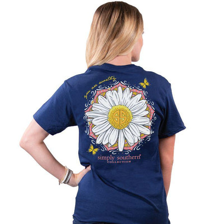 You Are Worthy Sunflower - Blue XX Large