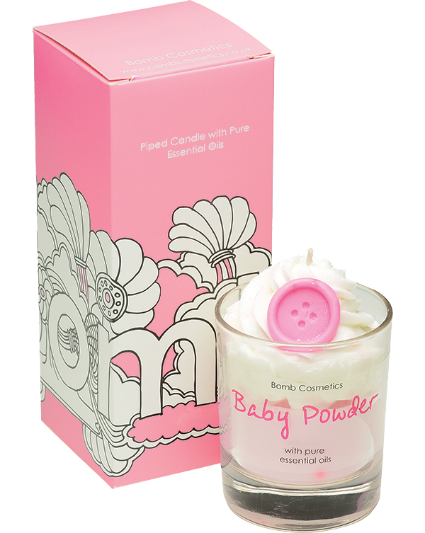 Baby Powder- Piped Candle