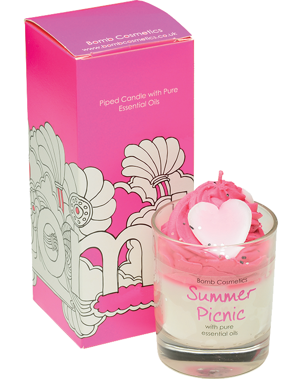 Summer Picnic- Piped Candle
