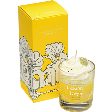 Lemon Drop- Piped Candle