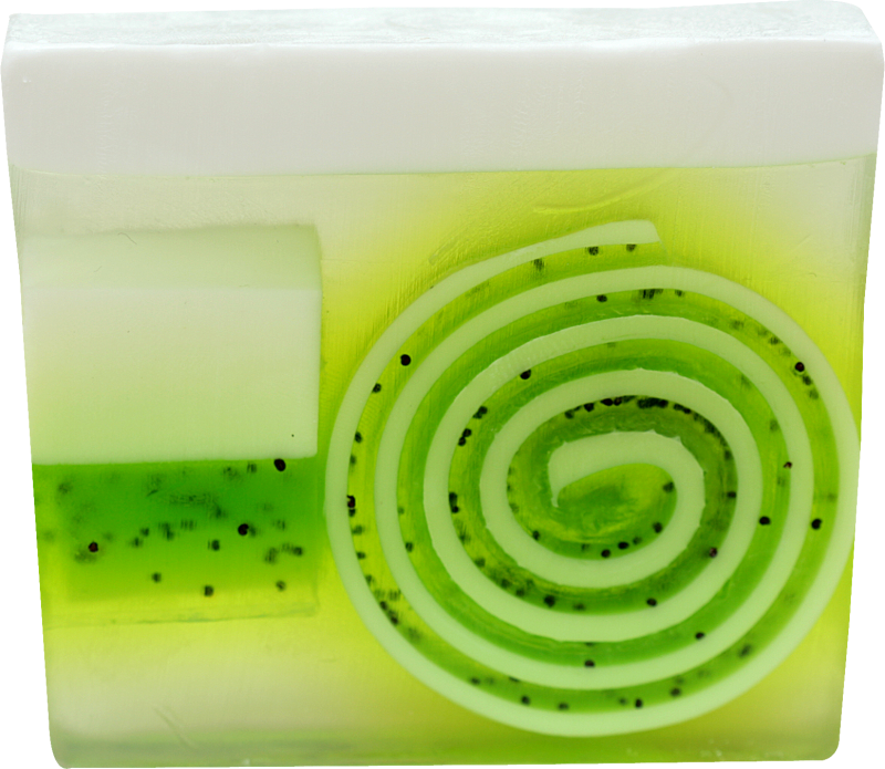 Lime & Dandy-Bar Soap Sliced