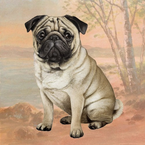 Pug Coaster Sq.
