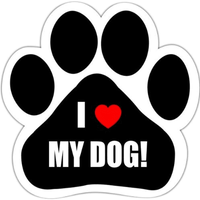 I Love My Dog Magnet