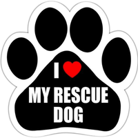 I Love My Rescue Dog- Magnet