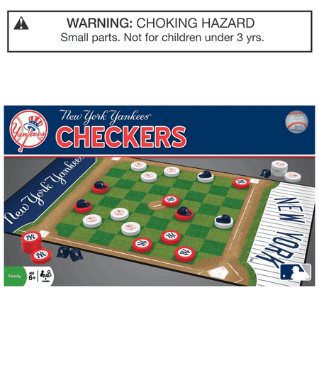 NY Yankees Checkers Game