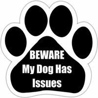 Beware My Dog Has Issues Magne