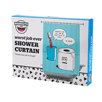 The Worst Job Ever Shower Curtain