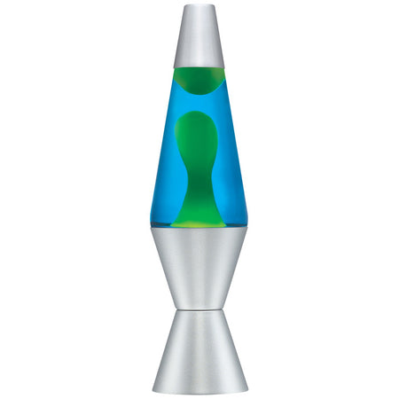 Lava Lamp 14" Yellow/Blue