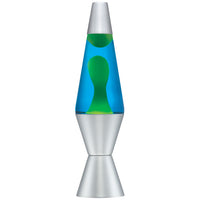 Lava Lamp 14" Yellow/Blue